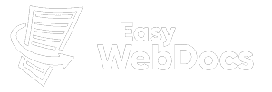 Easy WebDocs Negative Logo